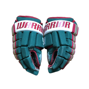 Warrior Green/White/Red 14" Pro Stock Gloves