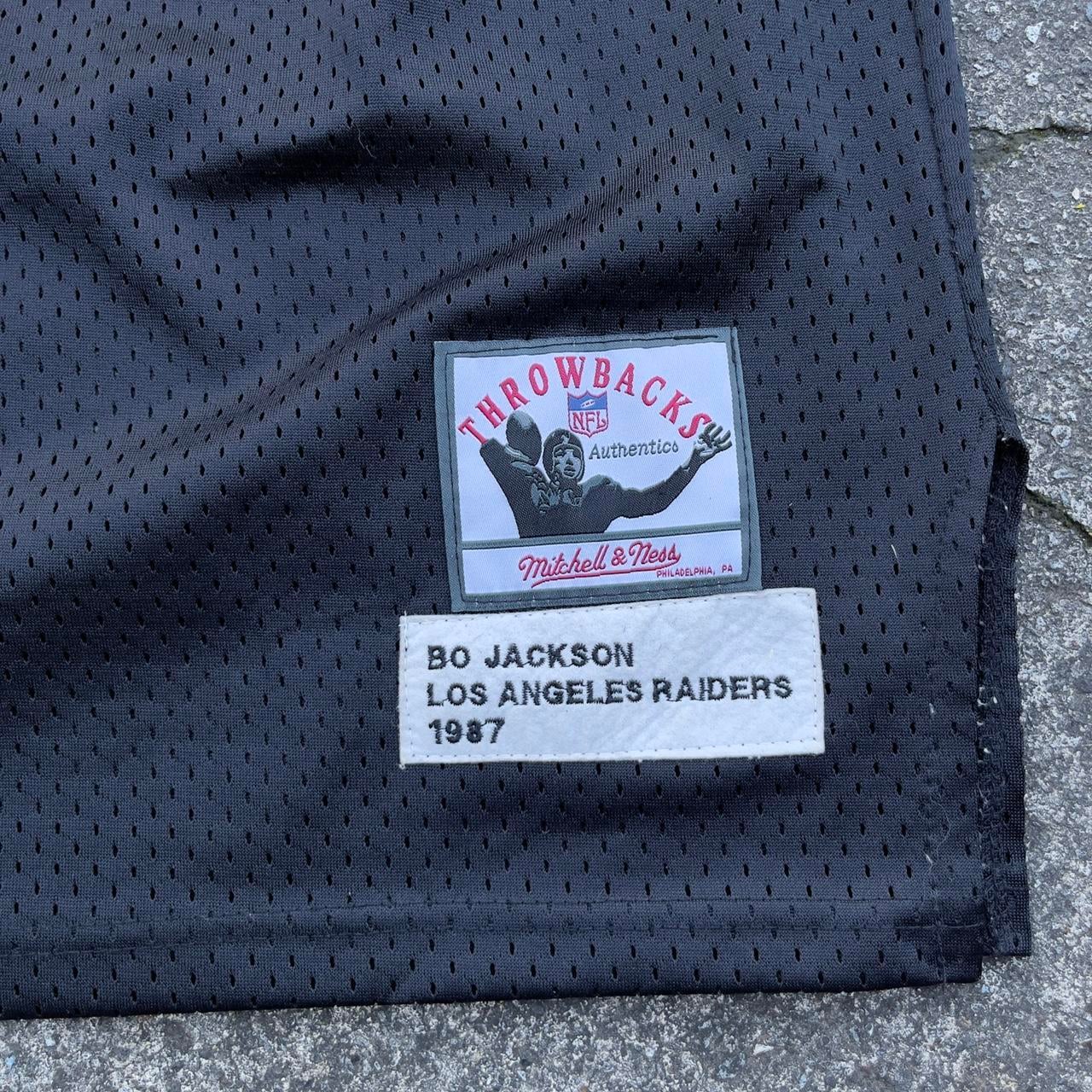 VTG Mitchell & Ness Bo Jackson LA Raiders 1987 Throwback Football