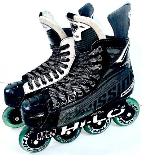 Mission Inhaler DS6 Senior Size 7.5 E Inline Roller Hockey Skates (9 US Men Shoe