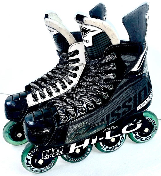 Mission Inhaler DS6 Senior Size 7.5 E Inline Roller Hockey Skates (9 US Men Shoe