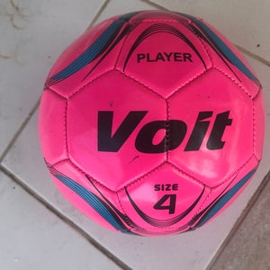 Size 4 soccer ball pink!
