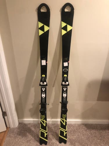 Used 2019 Fischer Racing RC4 World Cup SL Skis With Bindings