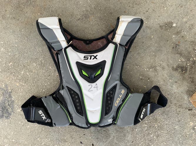 Used Large STX Cell III Shoulder Pads