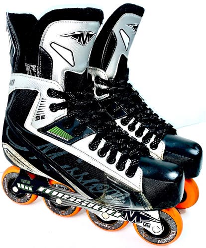 Mission Soldier SE Inline Hockey Roller Skates Size 9D (10.5 US Men Shoe)