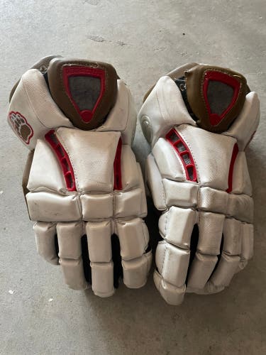 Brown maverick lacrosse gloves
