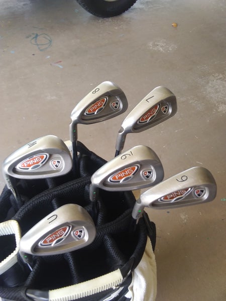 Ping Left Hand i10 Iron Set 6-UW Regular Flex AWT steel shafts