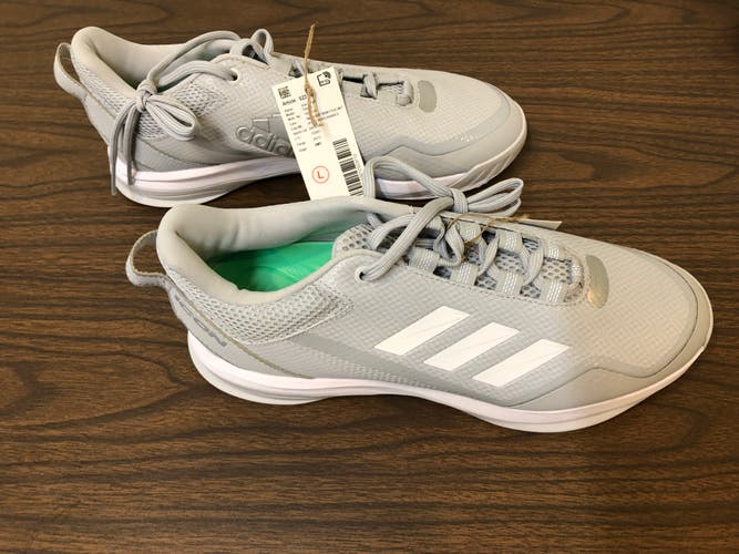 Adidas Icon 7 Turf Gray New Adult Men's Size 9.0 (Women's 10)