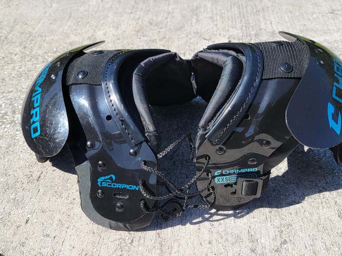 Used Youth XXS Champro Scorpion Shoulder Pads