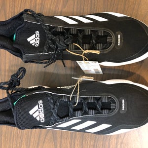 Adidas Icon 7 Boost Black Metal Baseball Cleat New Size 9.0 Low Cut