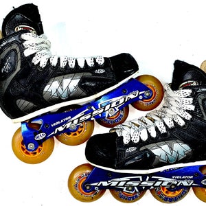 Mission Proto Vi Inline Hockey Roller Skates Sz 4D (US Men Shoe 4 / US Women 5)