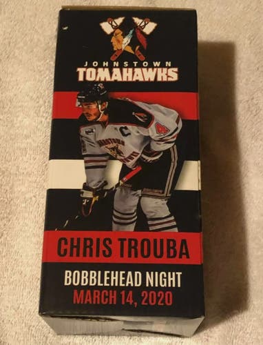 Johnstown Tomahawks NAHL Chris Trouba Bobblehead Limited Edition