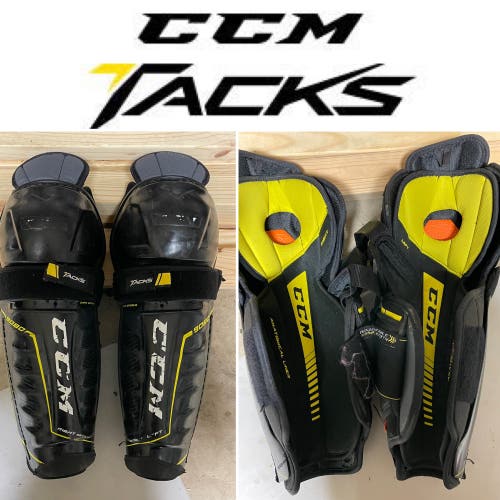 CCM Tacks 9080 Shin Pads - Size 14”