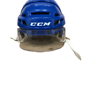 CCM V08 Blue Small Tampa Bay Lightning Pro Stock Helmet with Oakley Visor