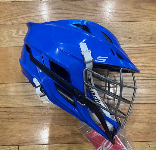 New with tags Cascade S. Royal Blue. chrome cage. OSFM.