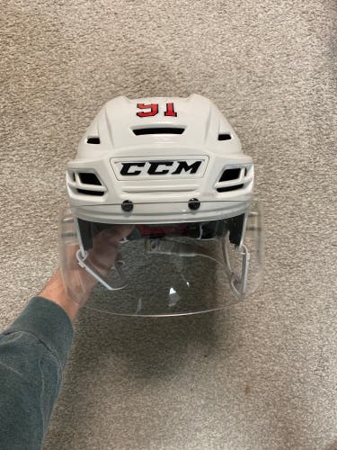 Used Medium CCM Pro Stock Resistance 300 Helmet With CCM Visor