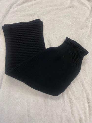 Pair Of Black Knit Hockey Socks