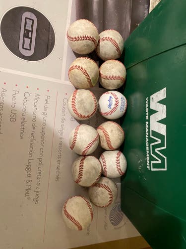 Baseballs 12 Pack (1 Dozen) Baseballs Used Good