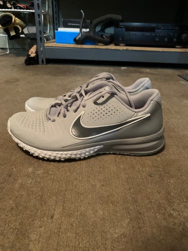 Gray Men's Size 9.0 (Women's 10) Nike Varsity Hurache (turf) Shoes