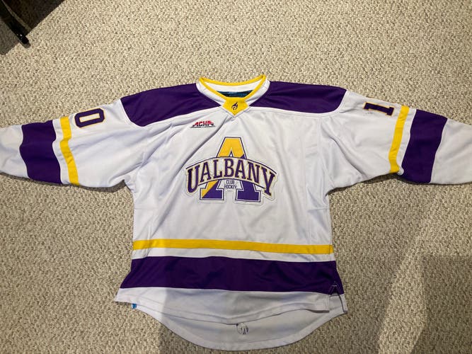 Game Worn UAlbany Hockey Jersey
