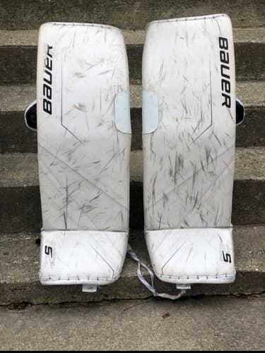 Used 35" Bauer Supreme 2S Pro Goalie Leg Pads