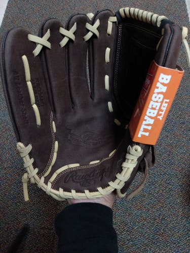 Used Rawlings Left Hand Throw Infield Baseball Glove 12.5"