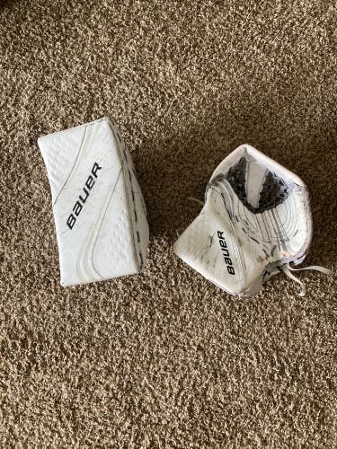 Bauer Vapor 2X Senior Goalie Glove And Blocker