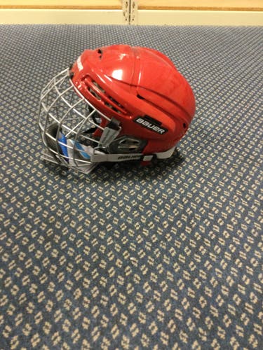 New Large Bauer 5100 Helmet Red
