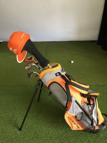 Used Junior Cobra Right Handed Clubs (Full Set) Uniflex 6 Pieces
