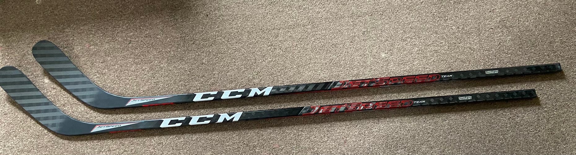 2 Pack - Senior Right Handed P88 Pro Stock Jetspeed Team Hockey Stick