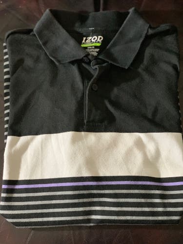 Mens L IZOD golf shirt