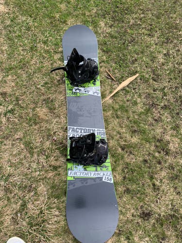 Men's  Rome SDS With Bindings Factory Rocker 158 Snowboard