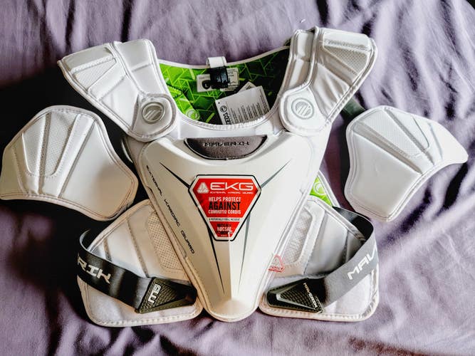 New Maverik M5 EKG Lacrosse Shoulder Pads Large