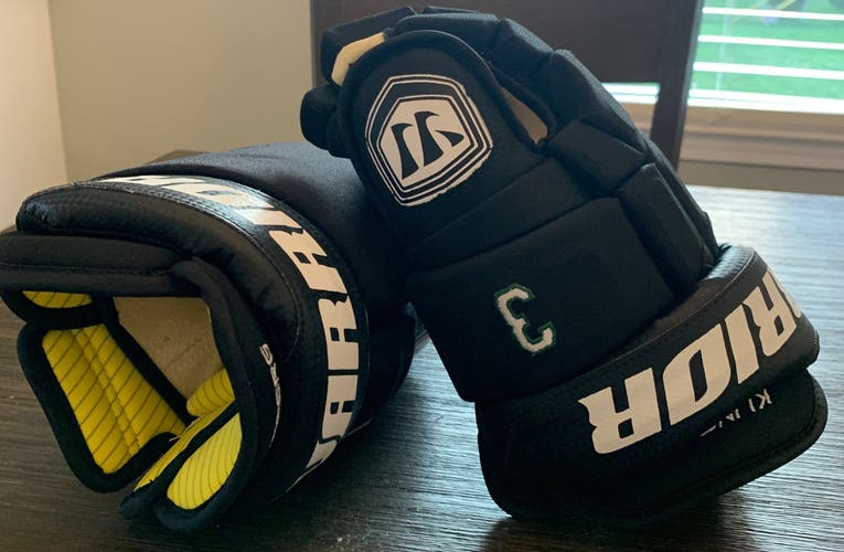 Warrior 13" Pro Stock Luxe Gloves - Dallas Stars - John Klingberg