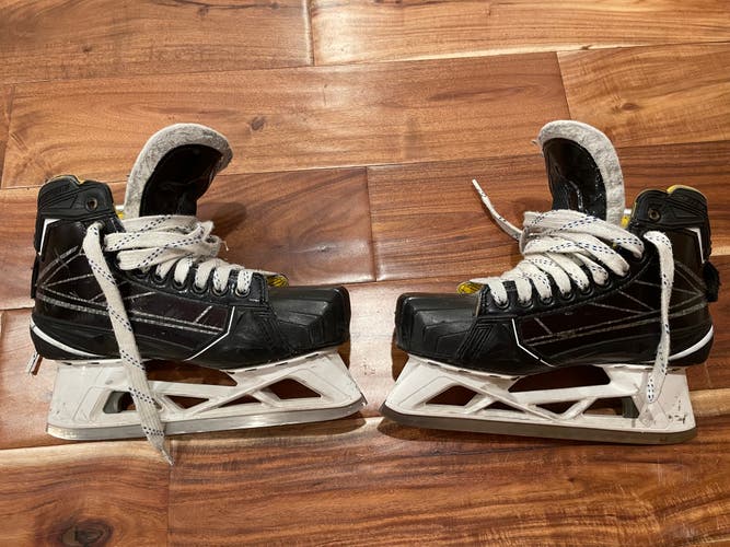 Senior Used Bauer Supreme 1S Hockey Goalie Skates Regular Width Size 6.5