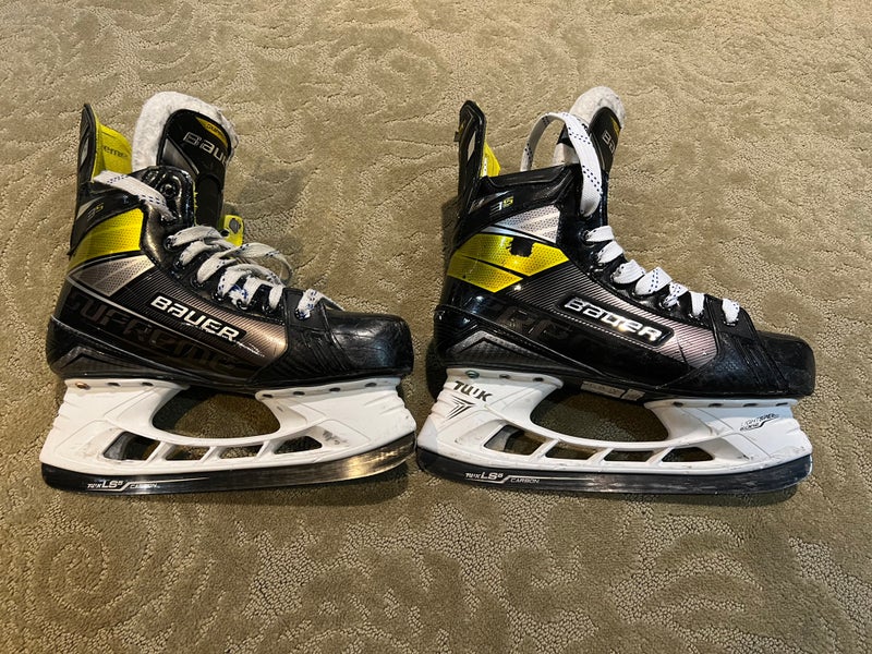 Used Bauer Size 8.5 Supreme 3S Hockey Skates