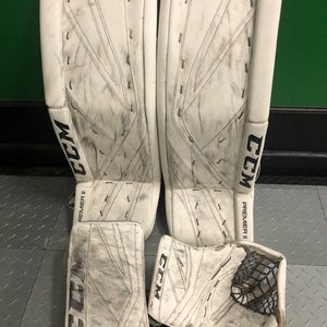 Used 35" Regular Premier II Pro Goalie Full Set