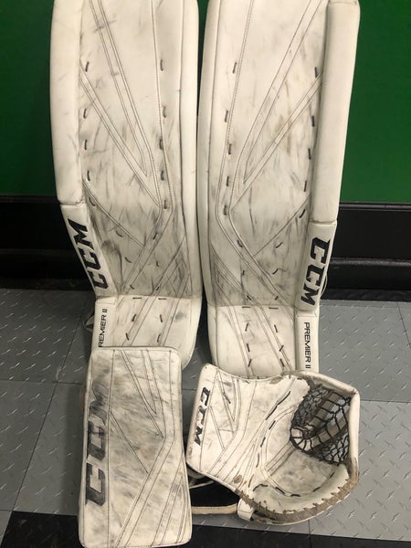 Used 35" Regular Premier II Pro Goalie Full Set