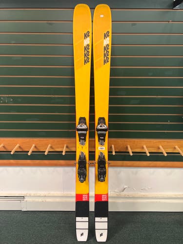 Used K2 Max Din 13 MindBender 108Ti Skis