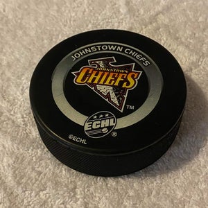 Johnstown Chiefs ECHL Official Hockey Game Puck