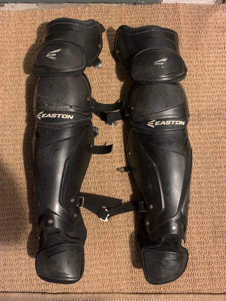Used Intermediate Easton Catcher's Leg Guard