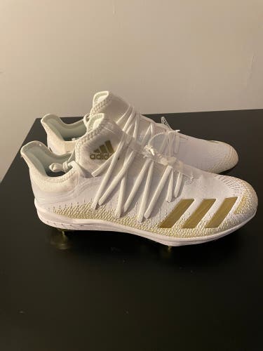 Adidas Afterburner 6 Gold Baseball Cleats