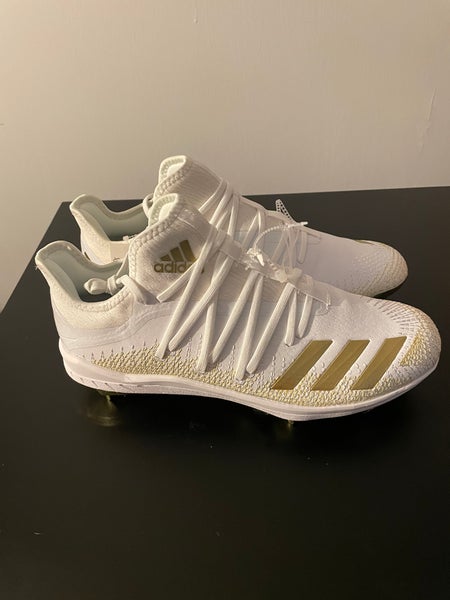 Adidas Afterburner 6 Gold Baseball Cleats