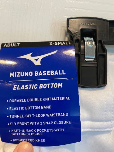 Mizuno Performance Baseball Pants White Men’s XS