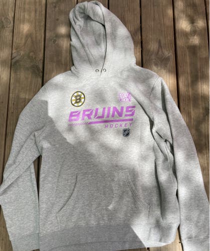 Boston Bruins hockey fights cancer hoodie