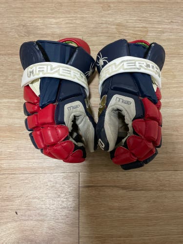 Team Issued Used Player's Maverik 13" Max Lacrosse Gloves