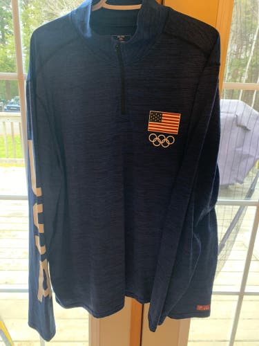 USA 1/4 zip Sweater