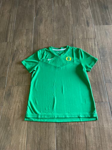 Nike Oregon Ducks Short Sleeve Football shirt womens M