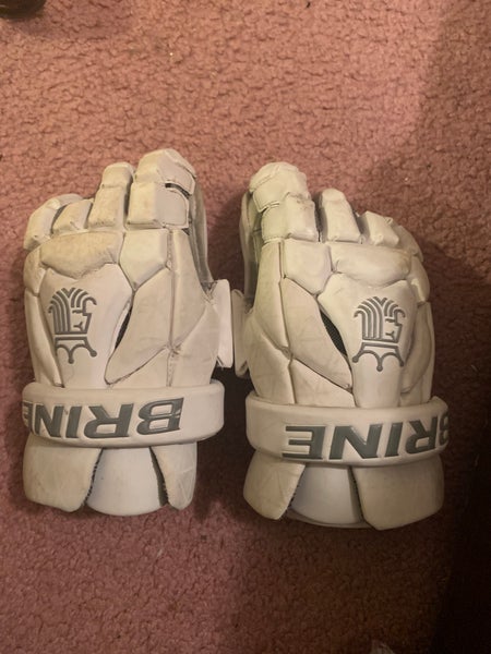Used Brine Goalie Gloves 12"
