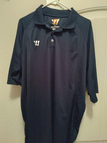 WARRIOR HOCKEY Blue New Men's Adult XXL Polo Shirt
