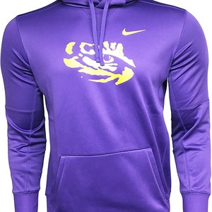 NWT Nike LSU tigers mascot Logo mens L/large pullover circuit Hoodie